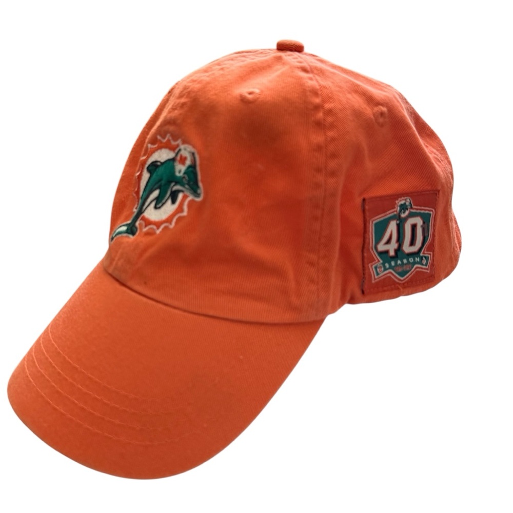 Miami Dolphins Vintage Hat Orange Reebok Adjustable 40th Season Ticket Holder